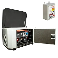 Генератор A-iPower A7000EAX в супертихом зимнем кожухе 1400SS RAL 7035 + блок автозапуска A-iPower 400 В, 25 А