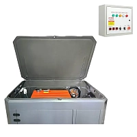 Бензиновый генератор A-iPower A13000EAX в тихом зимнем кожухе 1600 RAL 7024 + блок автозапуска A-iPower 230В/400В 100А 8 ПИН