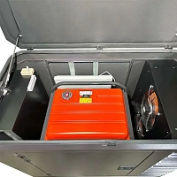 Бензиновый генератор A-iPower A17000EAX в супертихом зимнем кожухе 1700SS RAL 7024