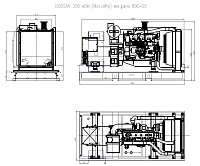 Дизельный генератор ТСС АД-240С-Т400-1РМ17 (Mecc Alte)