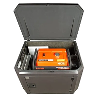 Генератор A-iPower A9000EAX в тихом зимнем кожухе 1200 RAL 8019