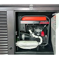 Генератор A-iPower A11000EAX в супертихом зимнем кожухе 1700SS RAL 8019 + блок автозапуска A-iPower 230В/400В 100А 8 ПИН
