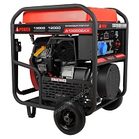 Бензиновый генератор A-iPower A13000EAX в тихом зимнем кожухе 1600 RAL 7035