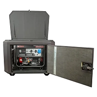 Генератор A-iPower A8000EAX в тихом зимнем кожухе 1200 RAL 8019