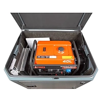 Генератор A-iPower A9000EAX в тихом зимнем кожухе 1200 RAL 7031