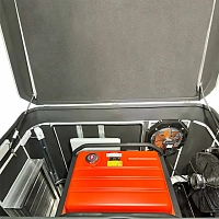 Бензиновый генератор A-iPower A13000TEAX в тихом зимнем кожухе 1600 RAL 7035 + блок автозапуска A-iPower 230В/400В 100А 8 ПИН