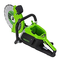Бетонорез Greenworks PC141 аккумуляторный 82В с АКБ 8 Ач + ЗУ 8А двойное