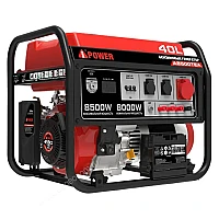 Бензиновый генератор A-iPower A8500TEA в супертихом зимнем кожухе 1400SS RAL 7035 + блок автозапуска A-iPower 230В/400В 100А 8 ПИН